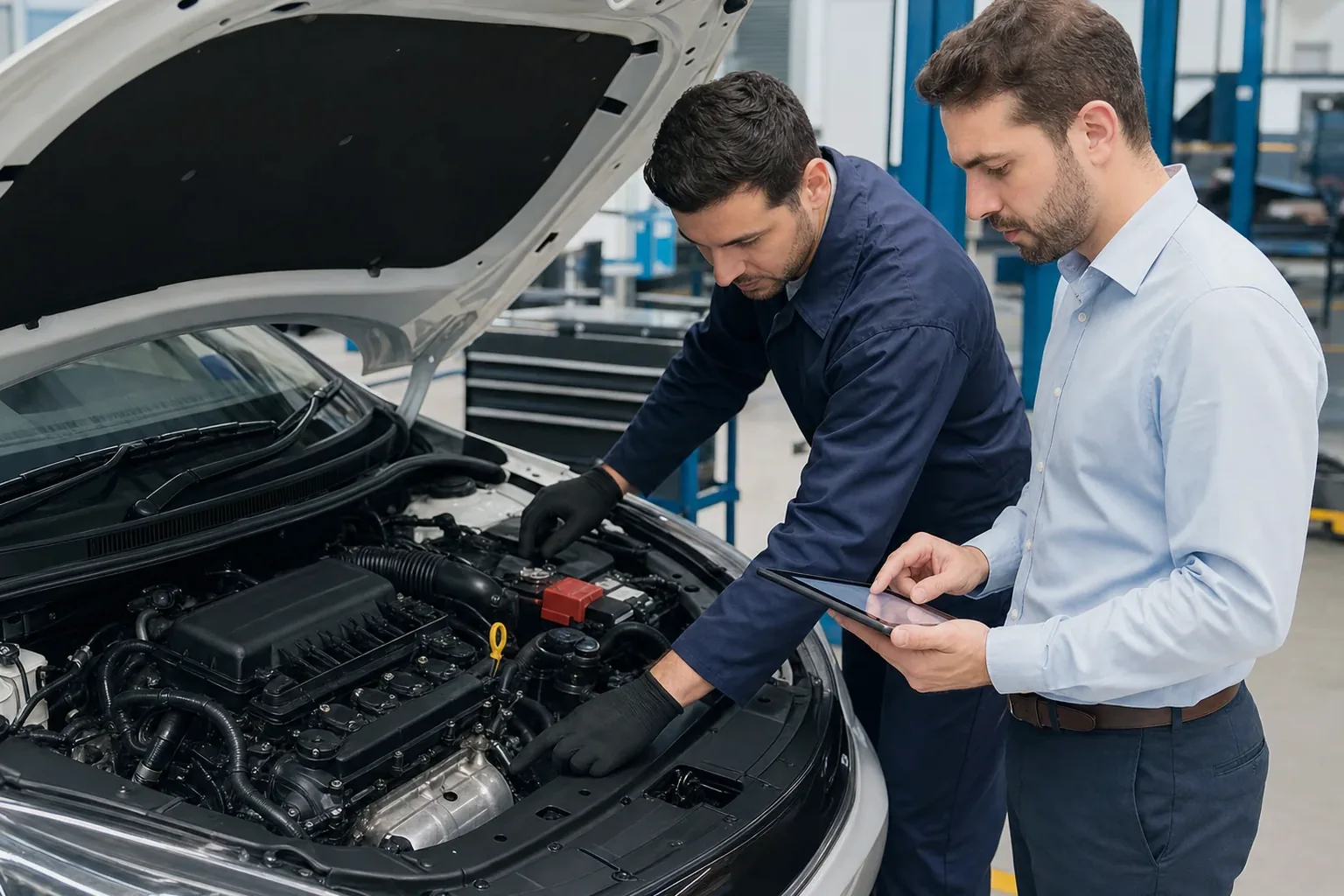 Despachante realizando cadastro de motor de veículo em Vespasiano.